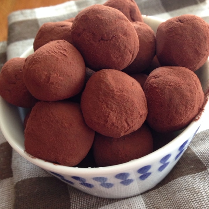 生チョコトリュフ レシピ 作り方 By こぎみみ 楽天レシピ 生チョコトリュフ レシピ 作り方 By こぎみみ 楽天レシピ